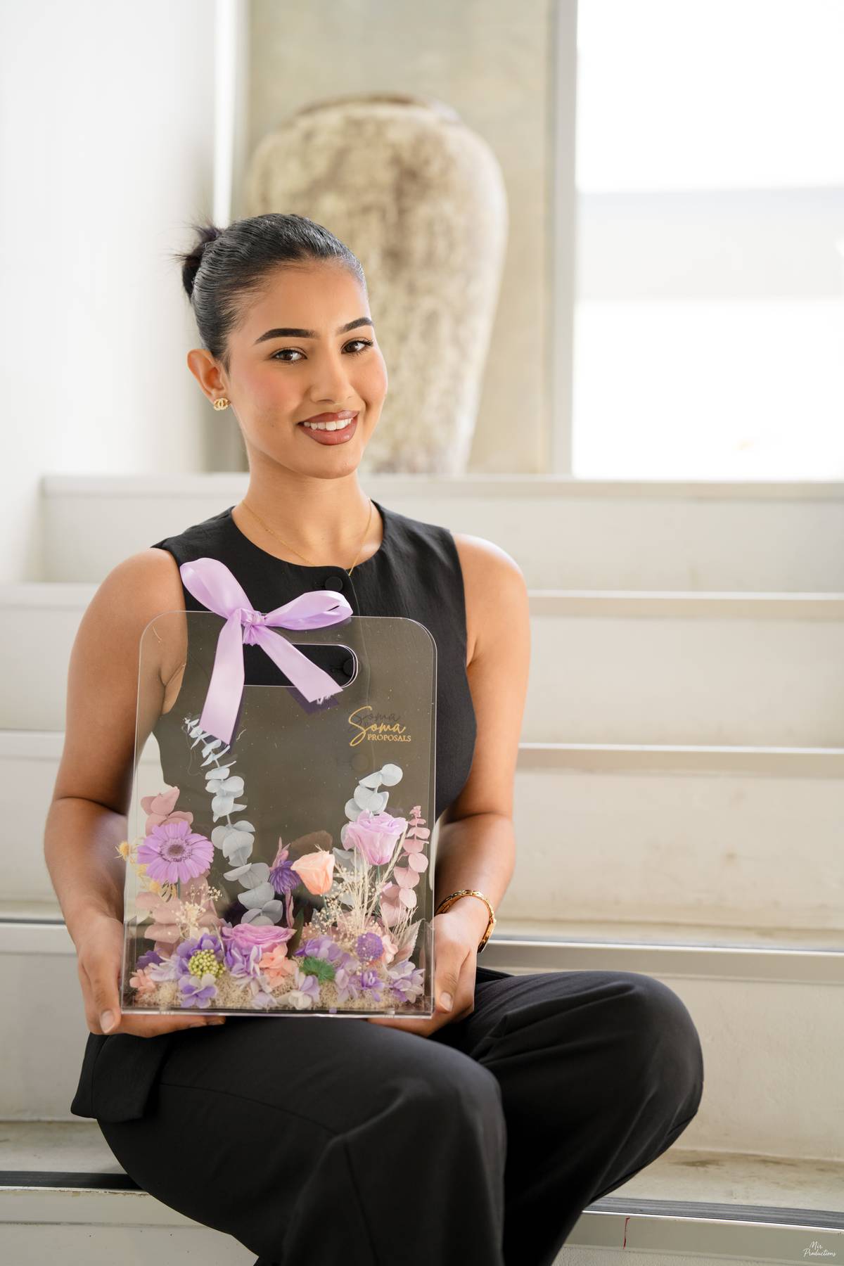 Acrylic Handheld Florals - Lavender