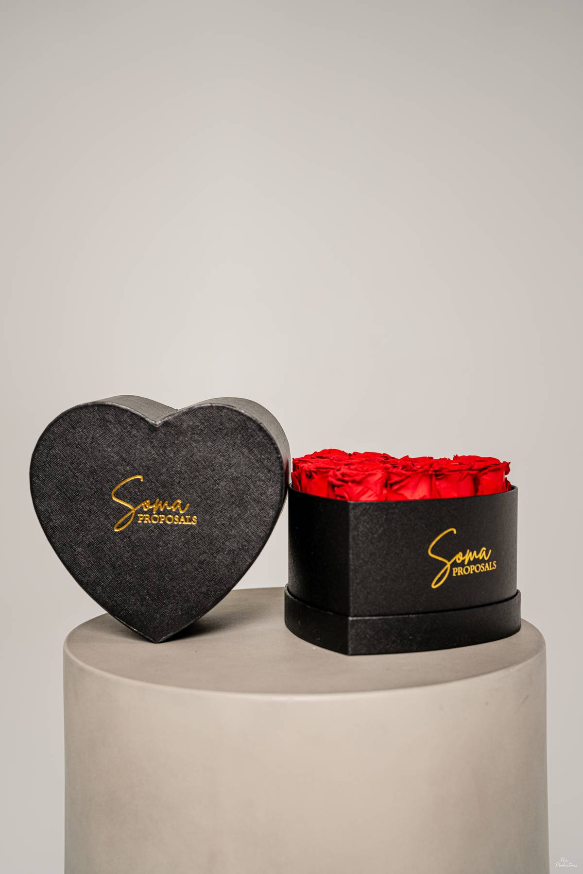 Heart Box Preserved Roses
