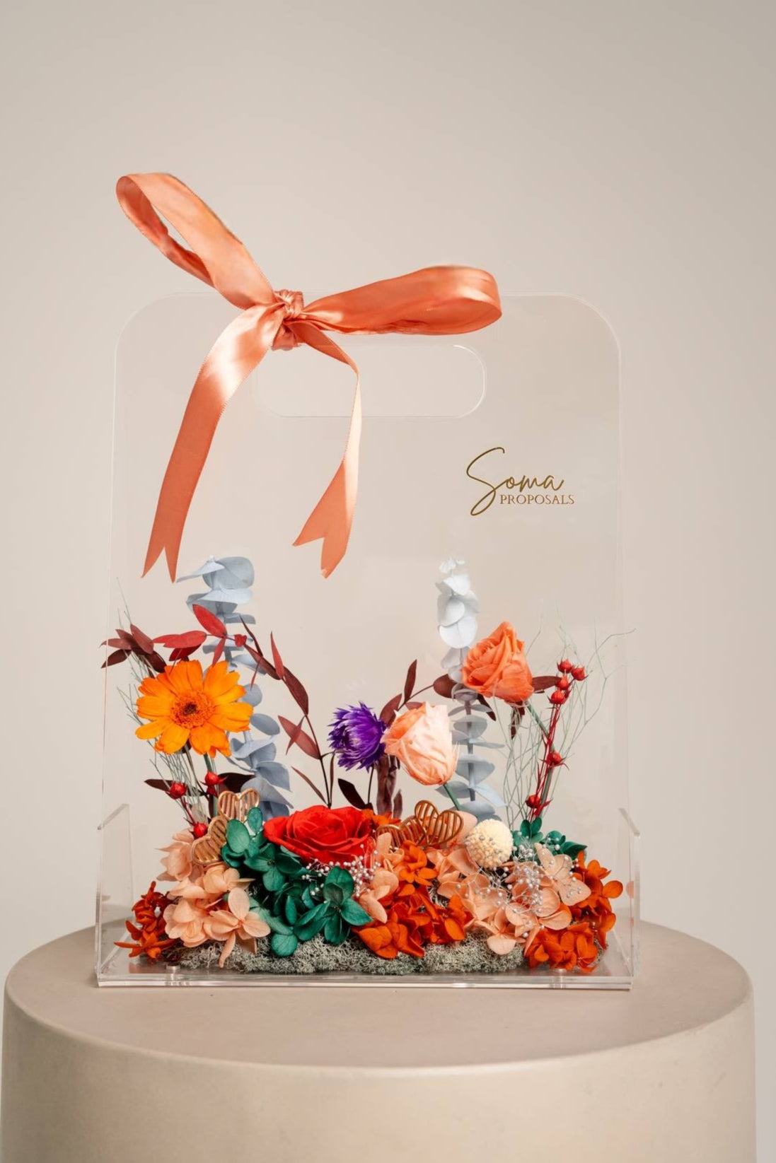 Acrylic Handheld Florals - Autumn