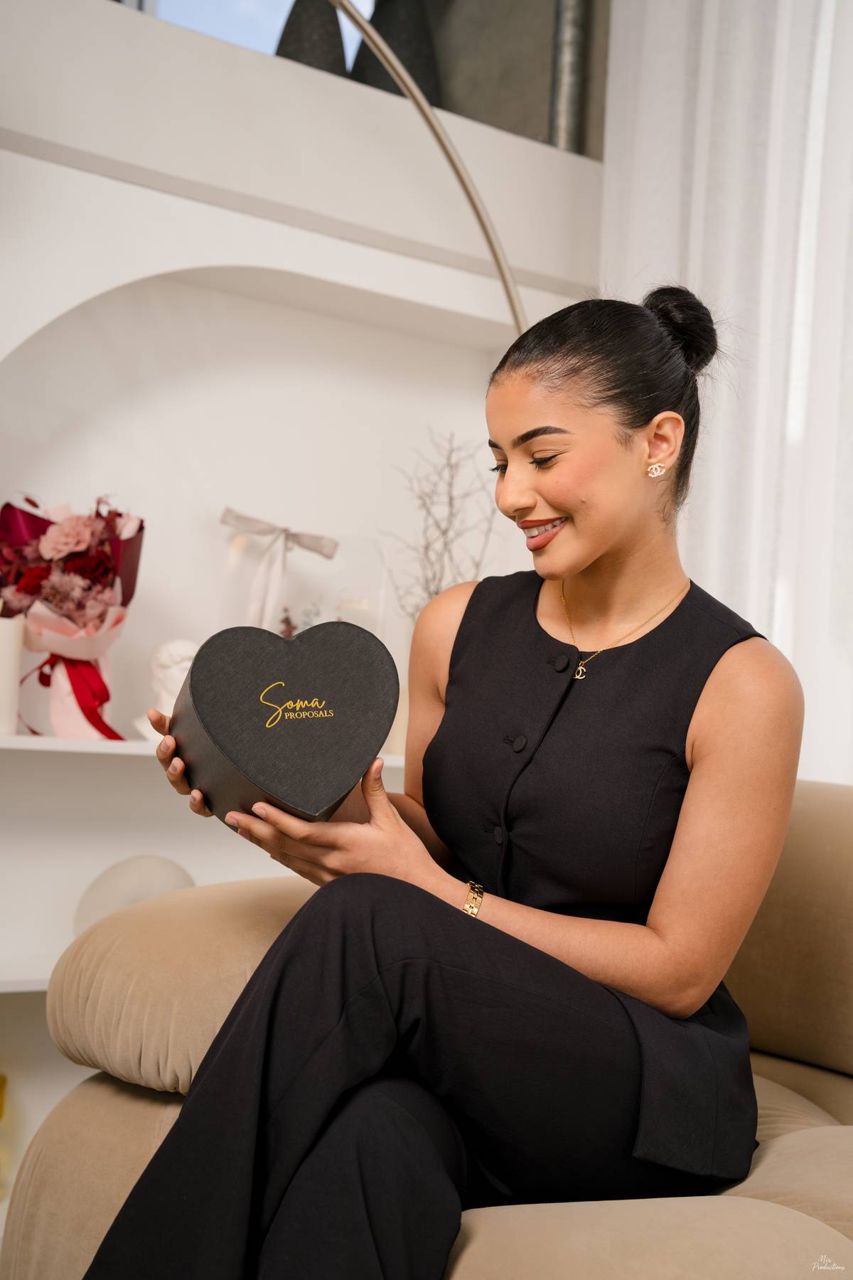 Heart Box Preserved Roses