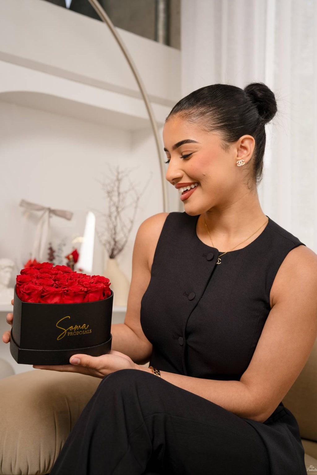 Heart Box Preserved Roses